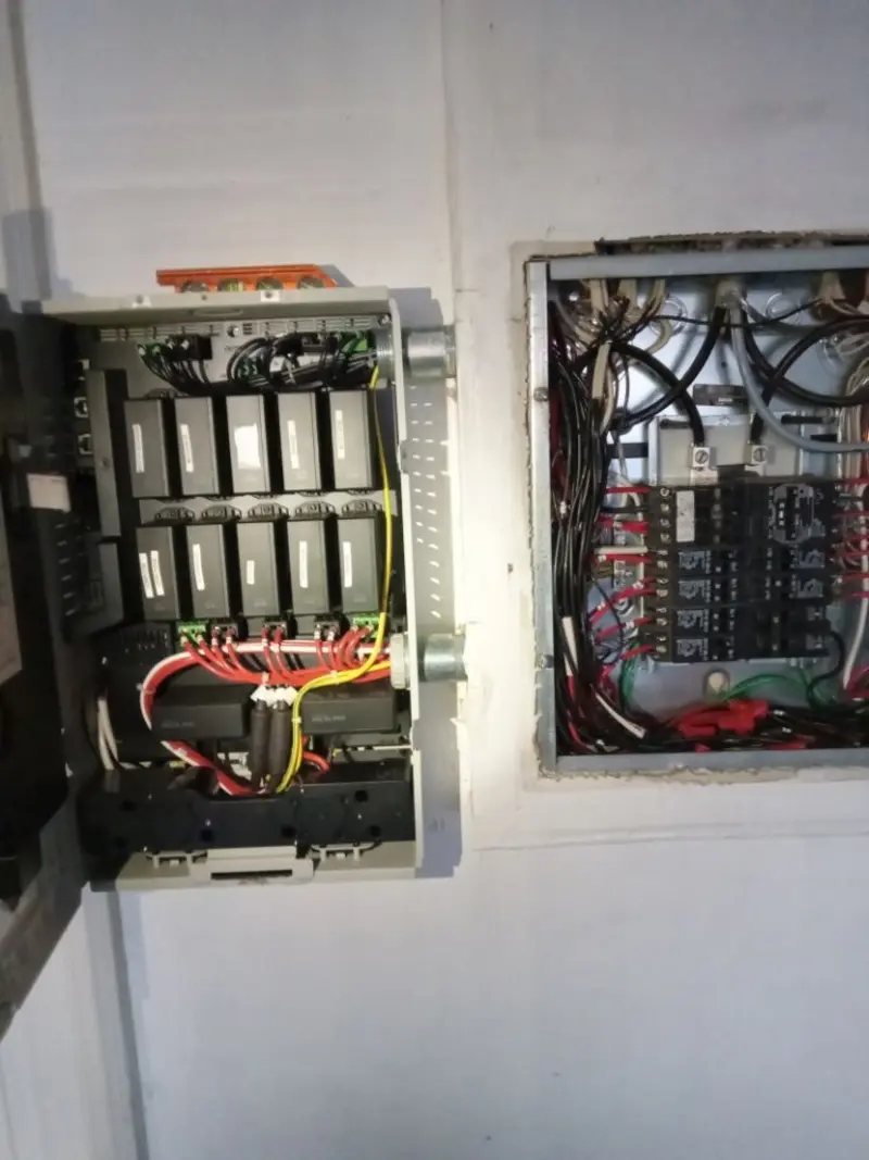 Electrical panel upgrade completed for Security Camera Wiring in Indian Harbour Beach